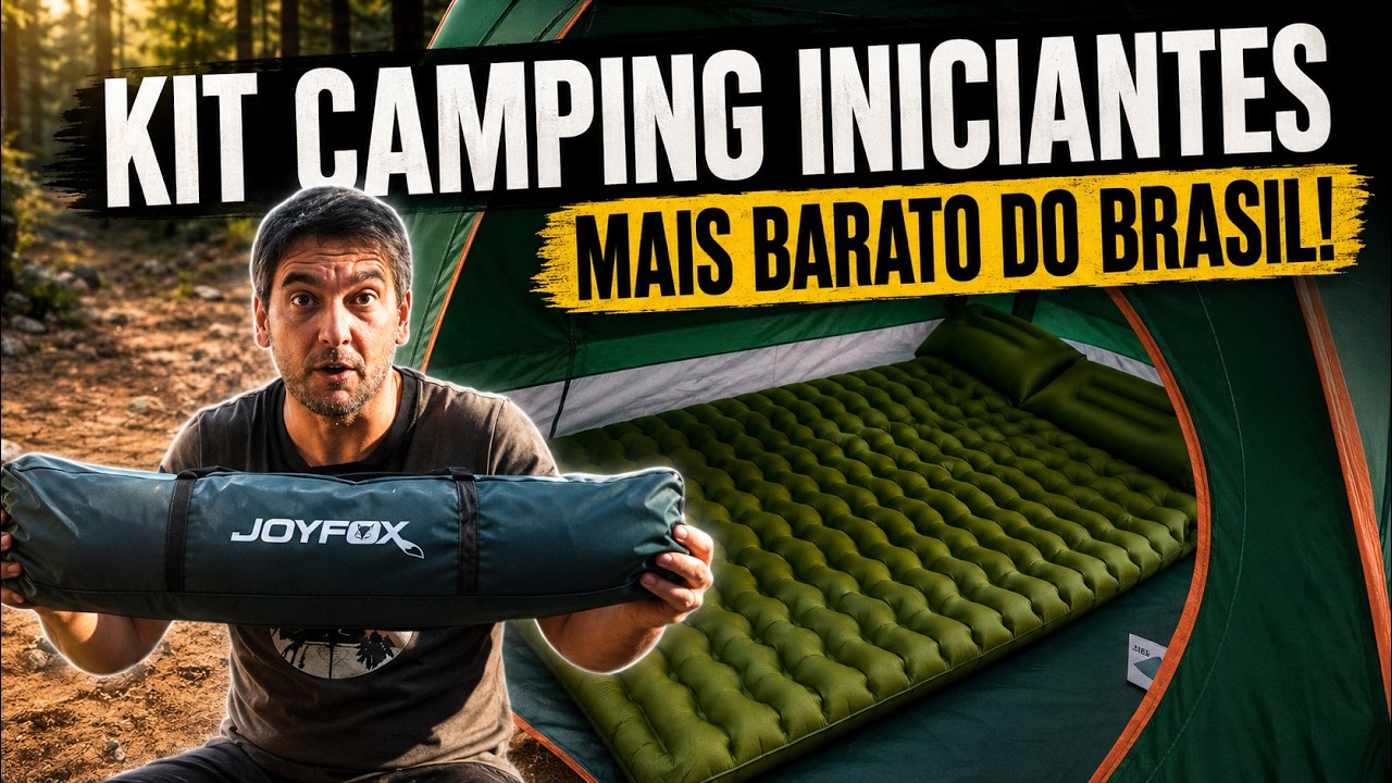 BARRACA AUTOMÁTICA e COLCHÃO INFLÁVEL CASAL - MELHOR CUSTO BENEFÍCIO PARA INICIANTES! (JOYFOX)