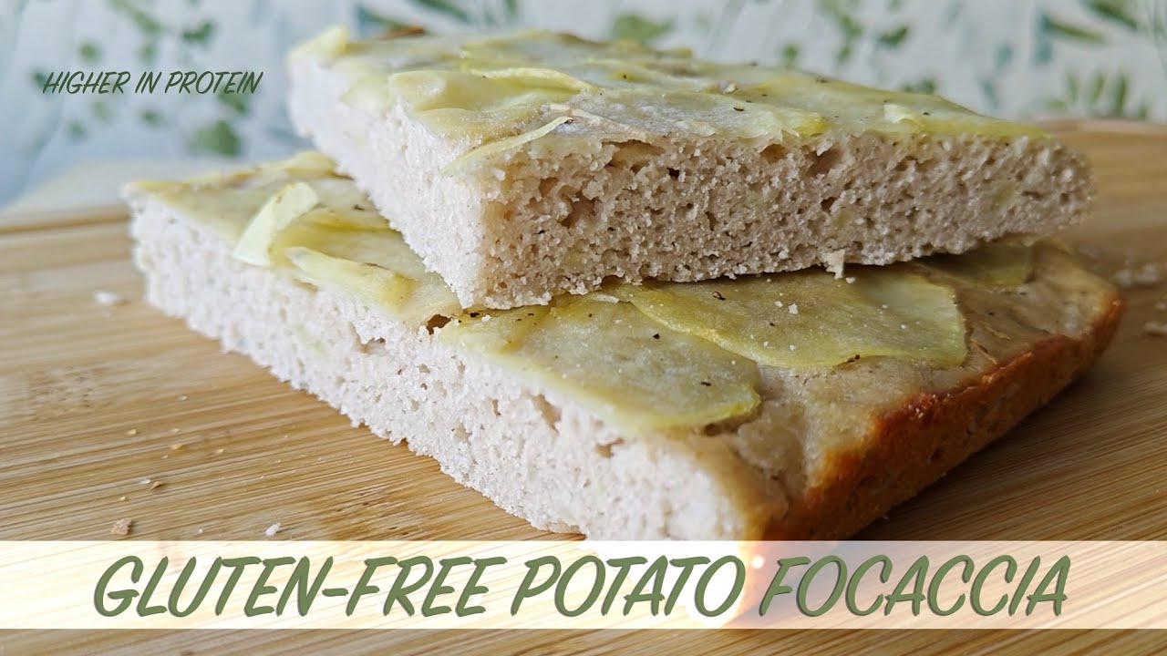 🌾🚫 GF _ Potato focaccia with naturally gluten-free flours | No starch