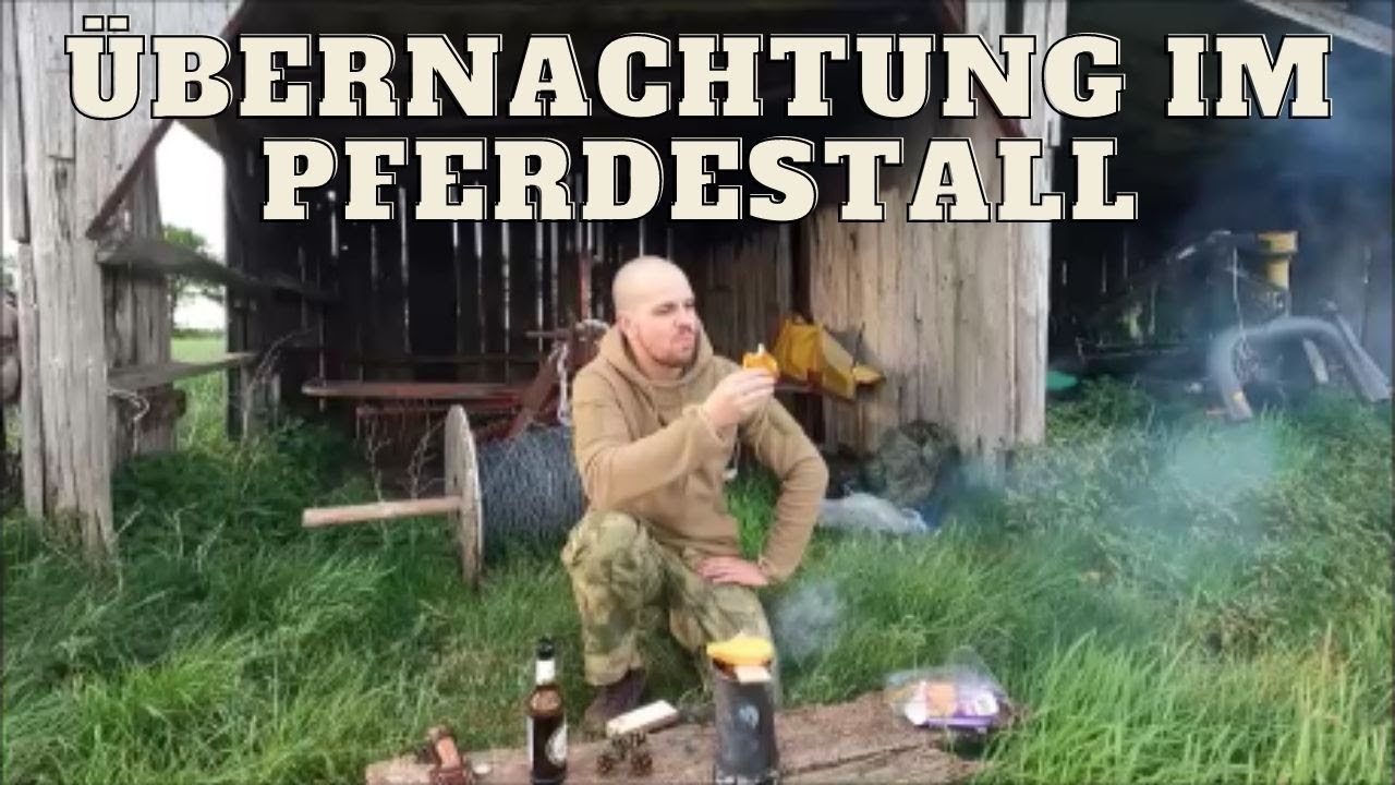 Solo Overnight | Übernachtung im alten Pferdestall | Mikro Abenteuer