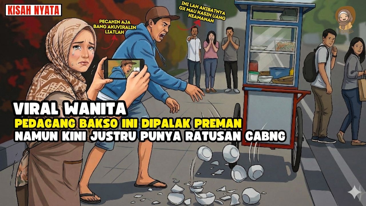 VIRAL NASIB TUKANG BAKSO YG DIPALAK PREMAN JUSTRU PUNYA RATUSAN CABANG ||  SINETRON AZAB