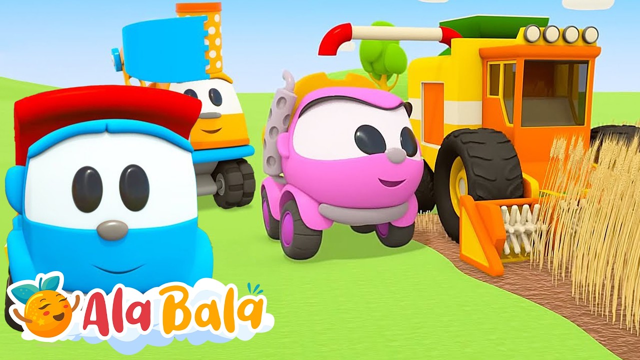 NOU 🚜 Aventură la fermă! Leo construiește o moară de v&acirc;nt 😲 - Camionul Leo | Desene Animate