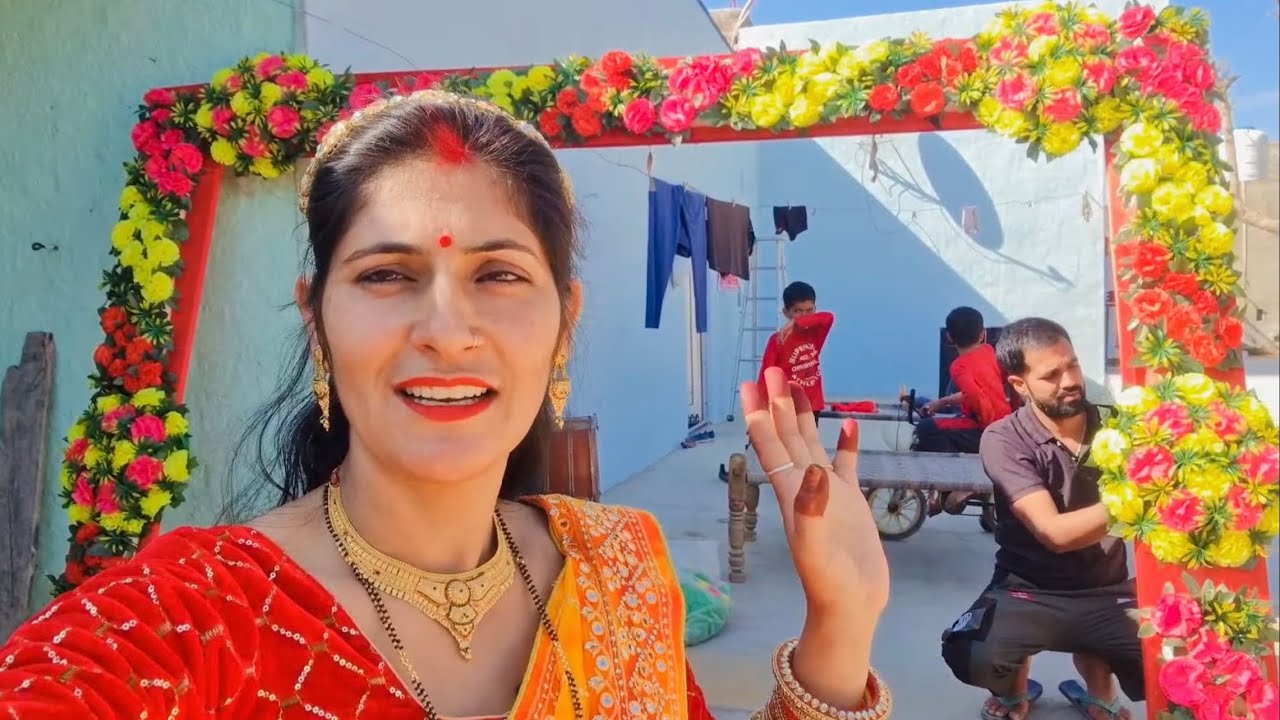Aaj Haldi lag rahi hai sister ke 😍