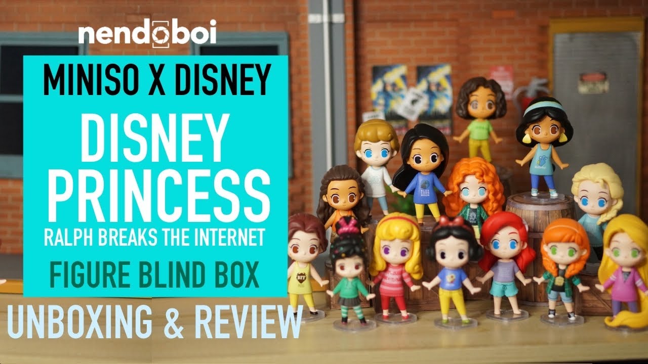 Miniso X Disney Princess Figure Blind Box Unboxing (Ralph Breaks The Internet)