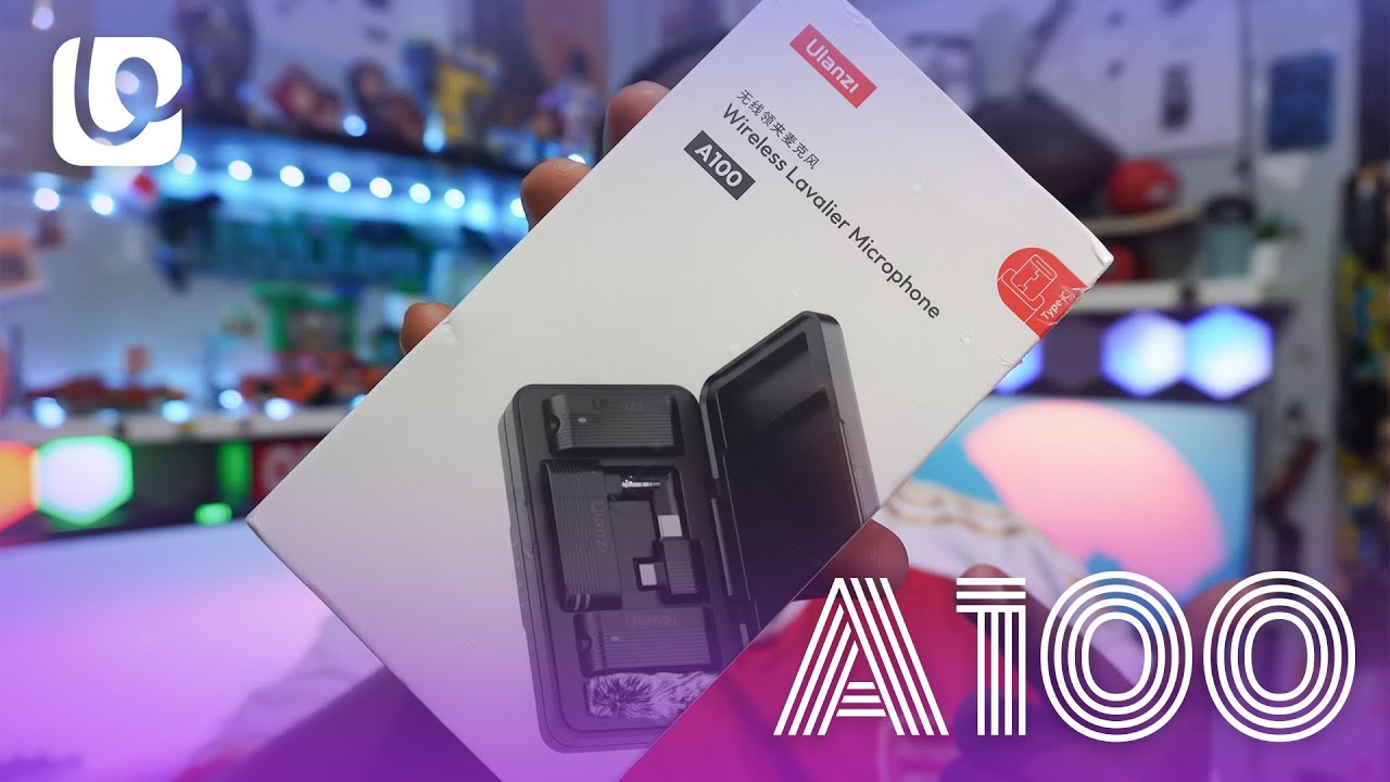 Ulanzi A100 Wireless Lavalier Mic – Perfect for Content Creators !