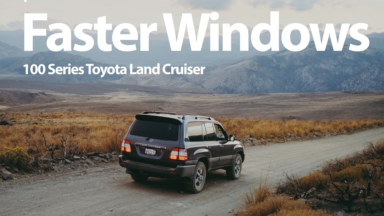 Replacing the window track rubber 100 Series Land Cruiser