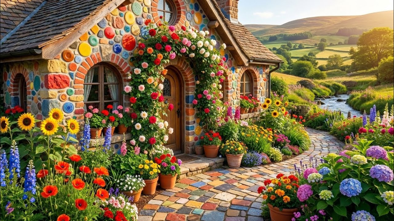 A Dream Garden in Full Bloom | Luxury Flowers Paradise 4K #diygarden #diyhouses #dreamgarden 