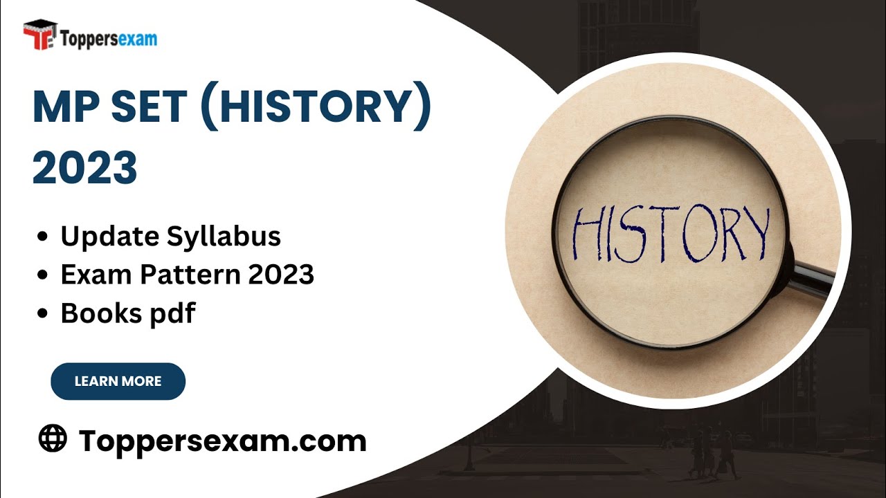 MP SET HISTORY Syllabus in Hindi, Question Paper, Book, Exam Pattern 2023, Study Material