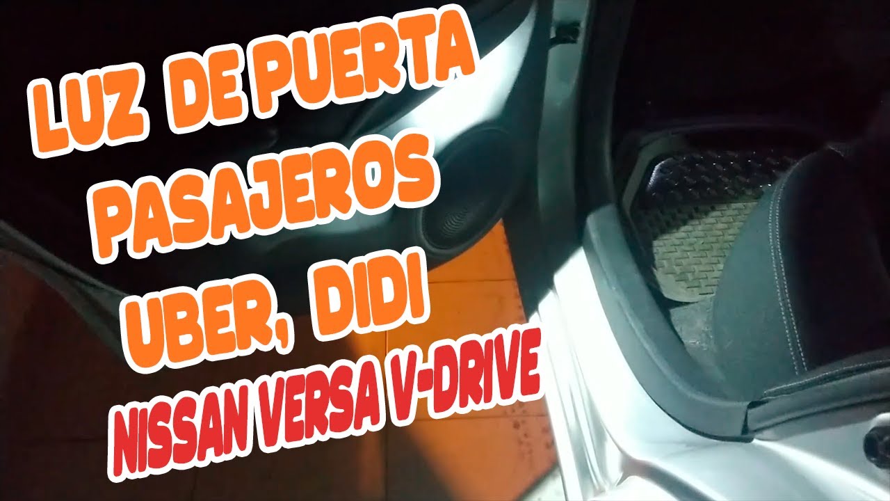 Luz de cortesía en Puertas para pasajeros Versa V-Drive #Luigi_Tech_Soluciones