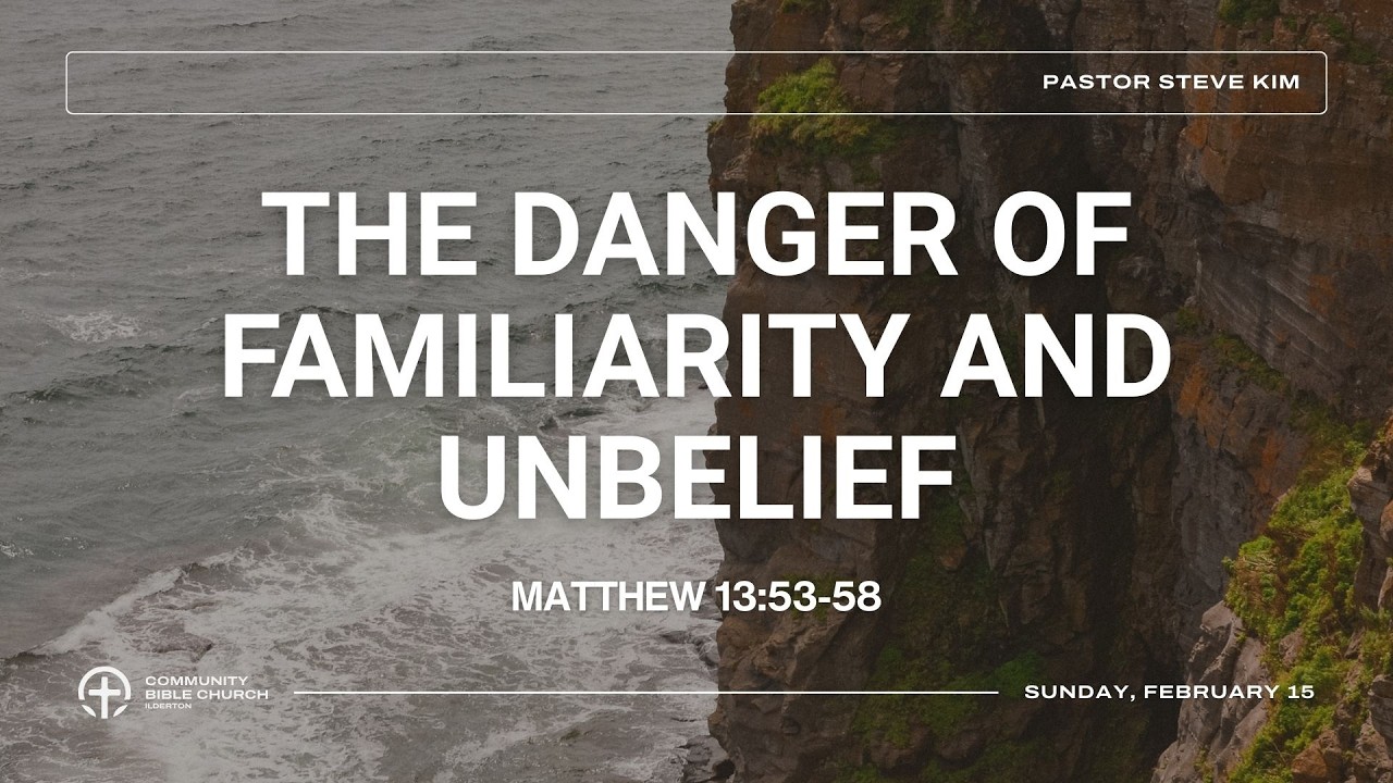 Sermon - Sunday February 15, 2026