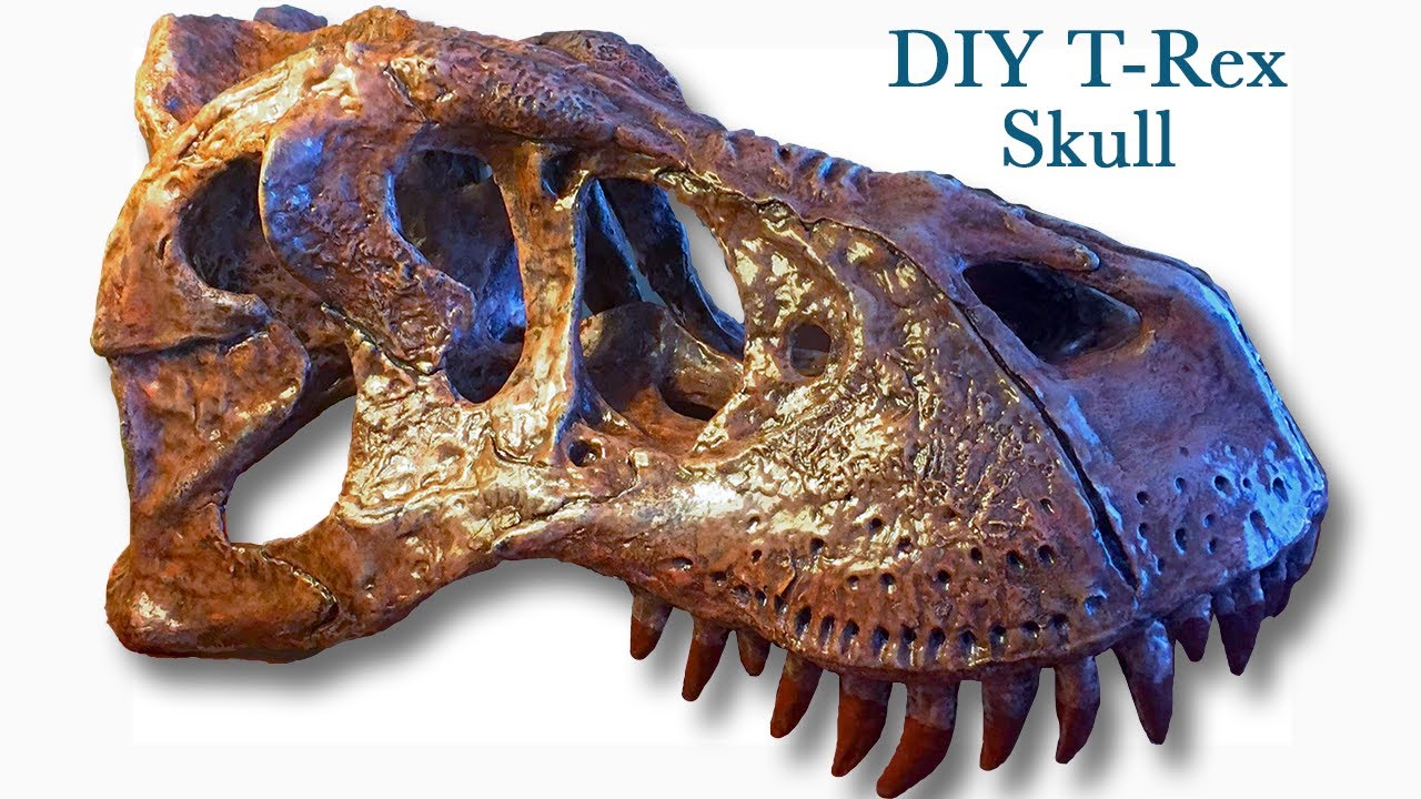DIY Fossil T-Rex Skull
