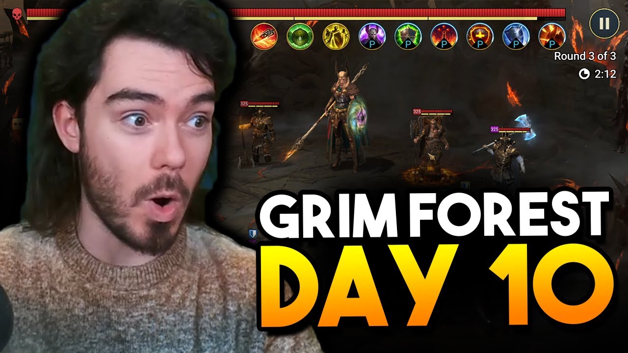 GRIM FOREST - Day 10! (SECRET AREA CLEARED!!) | RAID: Shadow Legends