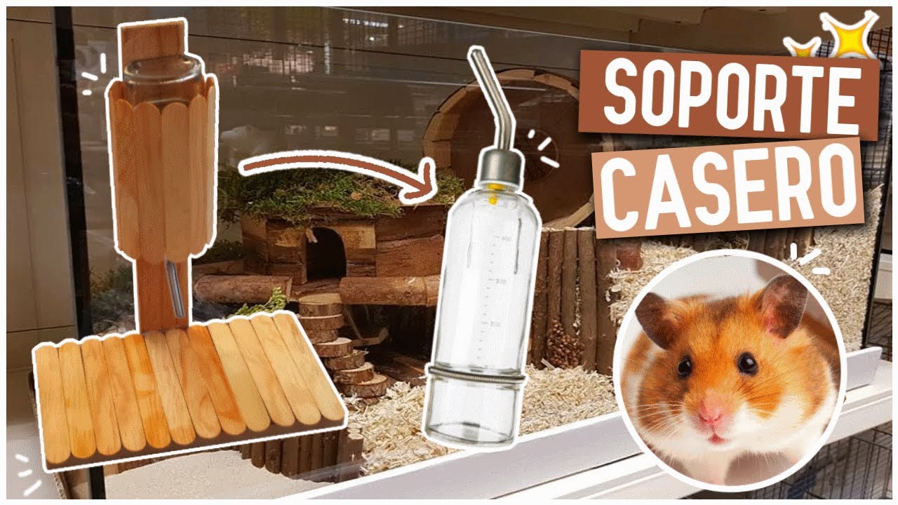 Soporte para bebedero de hamster