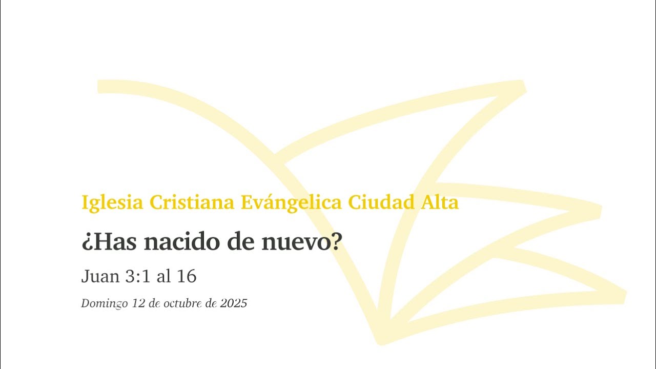 ¿Has nacido de nuevo?