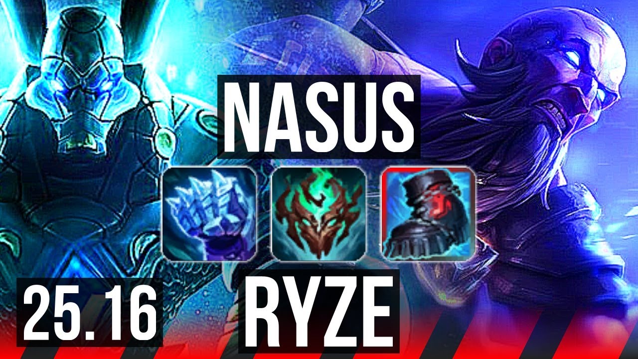 NASUS vs RYZE (TOP) | Penta, 12/1/7, Legendary | NA Master | 25.16