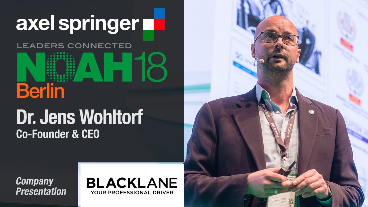 Dr. Jens Wohltorf, Blacklane - NOAH18 Berlin