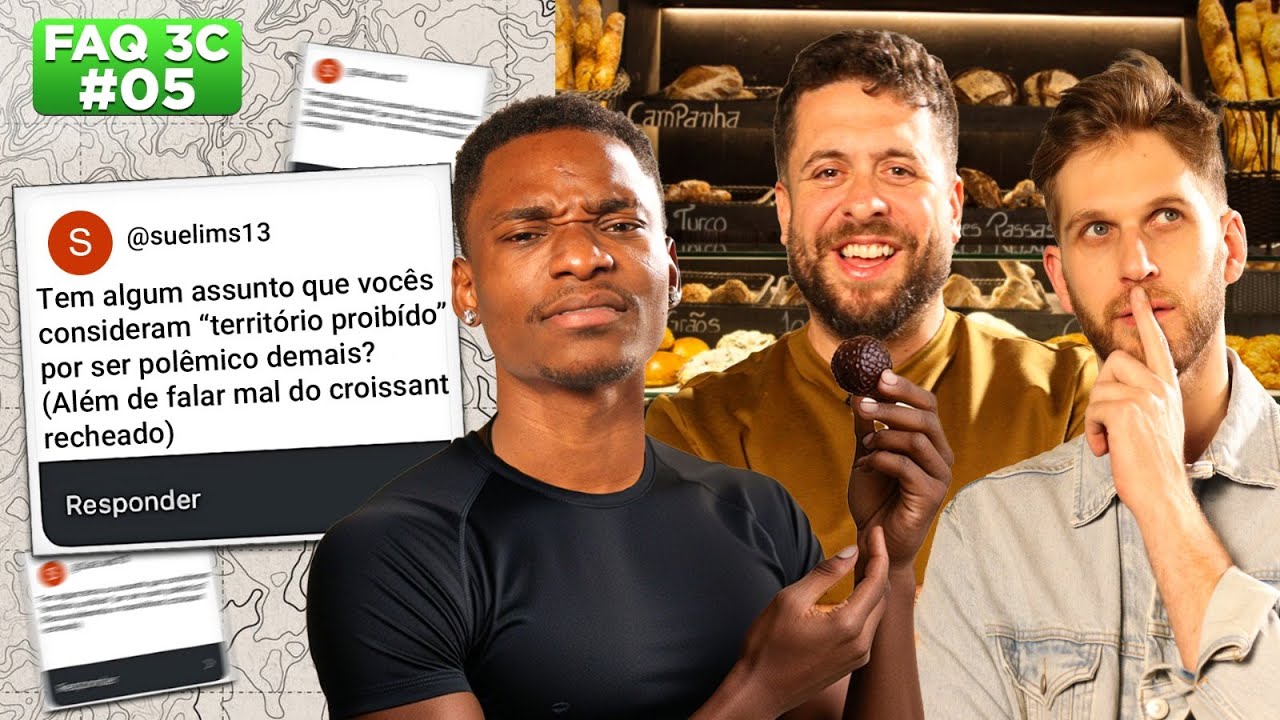 #FAQ #05 | ALGUÉM NESSE VÍDEO ODEIA BRIGADEIRO E PÃO DE QUEIJO | #3CONTINENTES