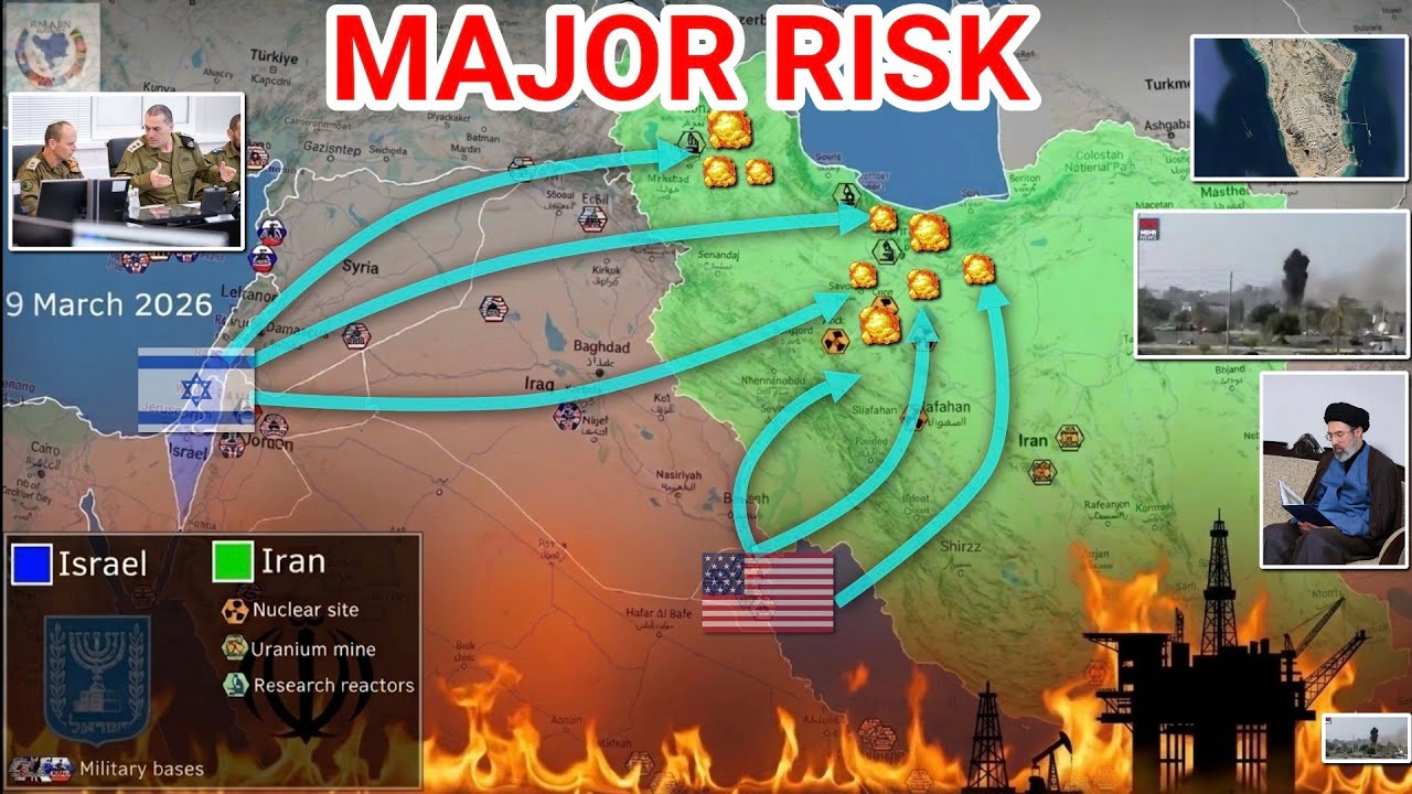 Massive Strikes Hit Tehran Oil Sites | Iranian Fleet Heavily Damaged [9 March 2026]