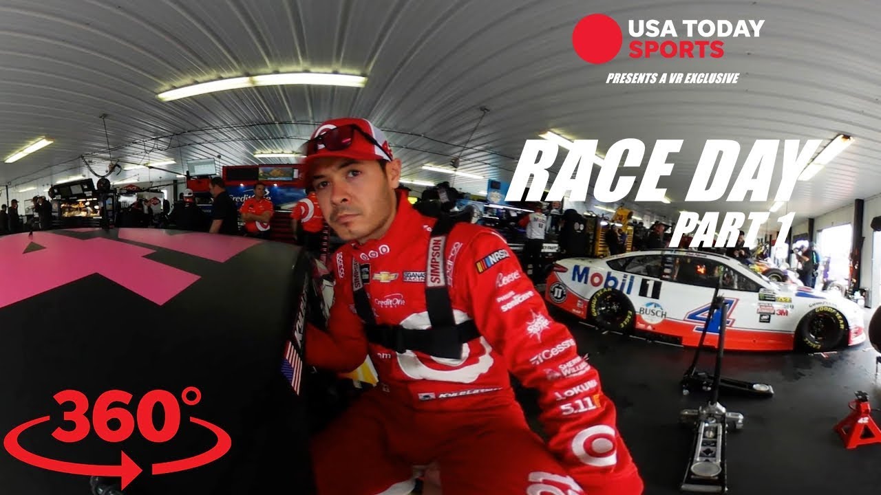VR Exclusive: Join Kyle Larson for amazing NASCAR race