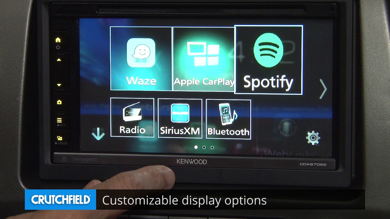 Kenwood DDX6705S Display and Controls Demo | Crutchfield Video