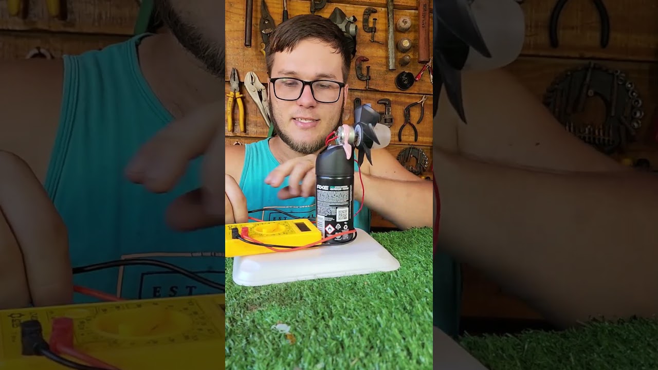 Mini turbina e&oacute;lica caseira!