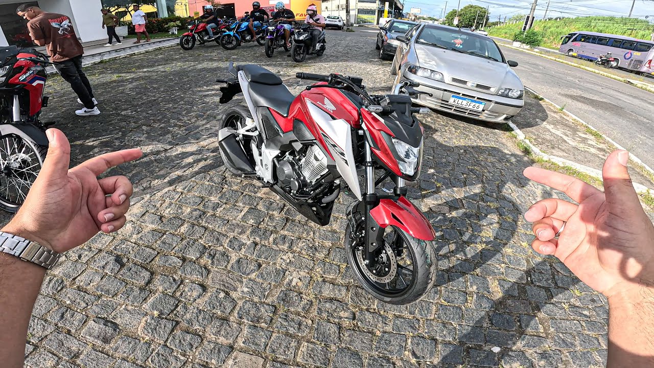 SAINDO DA HONDA DE TWISTER 300F 0KM SEM PLACA A MAIS CHAVE