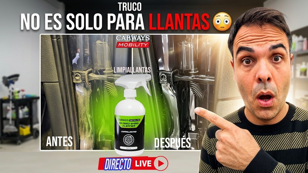 El truco del limpia llantas 🛞 que nadie usa (y funciona❗) 👉🏻 cuando lo pruebes, TE VA A SORPRENDER❗😱