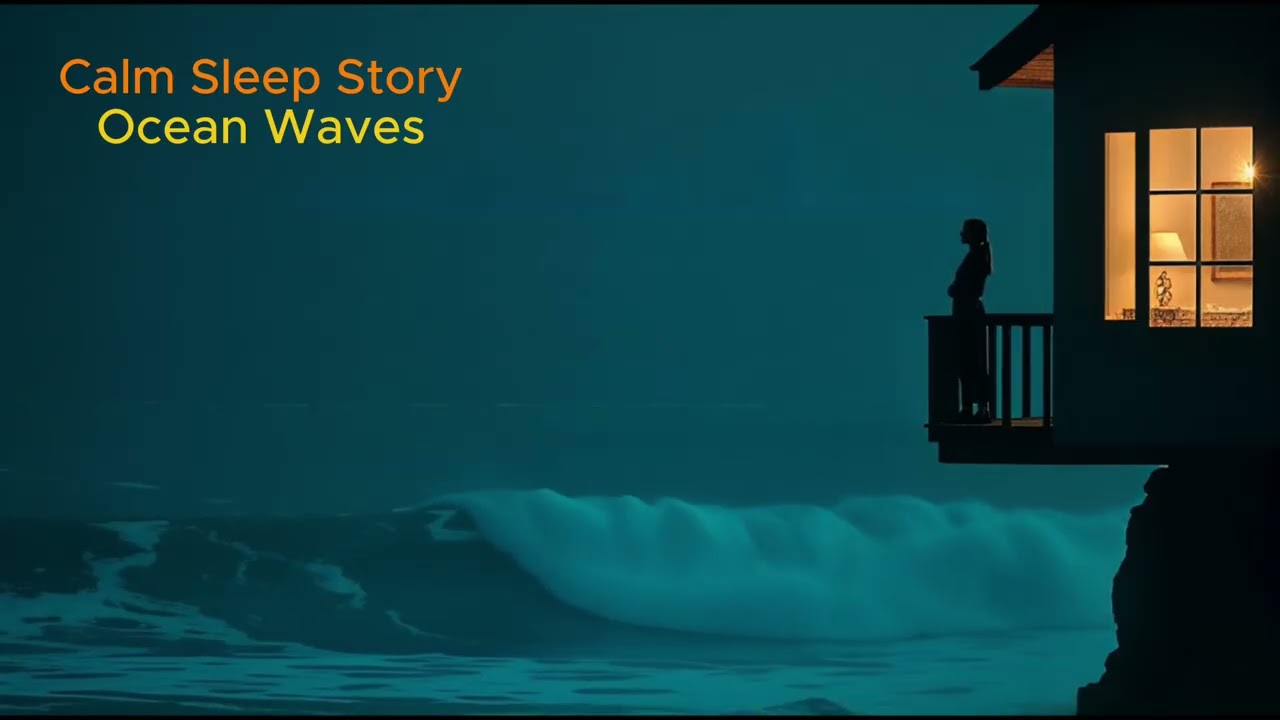 Calm Sleep Story | Listening to Ocean Waves from a Cliffside Cottage (50 min) for Deep Relaxation