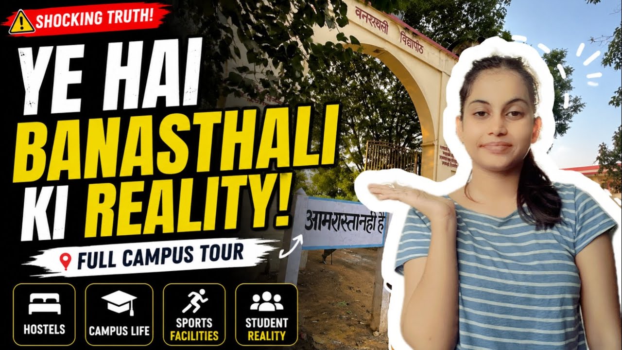 Banasthali full campus tour...