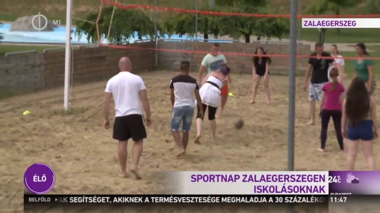 Sportnap Zalaegerszegen iskolásoknak – M1 Ma délelőtt 2016-05-30