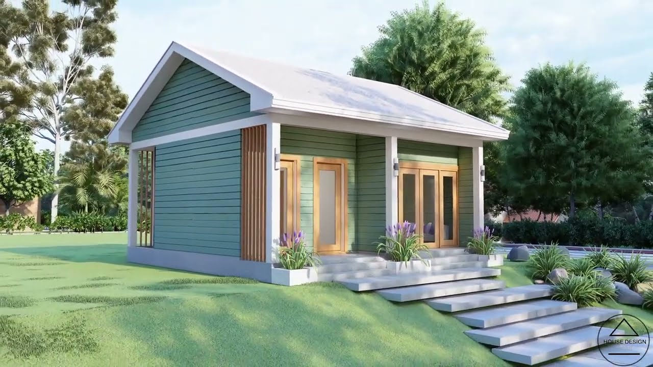 (7x8 Meters) ORIGINAL House | Modern Small House Design | 1 Bedroom Cabin House Tour