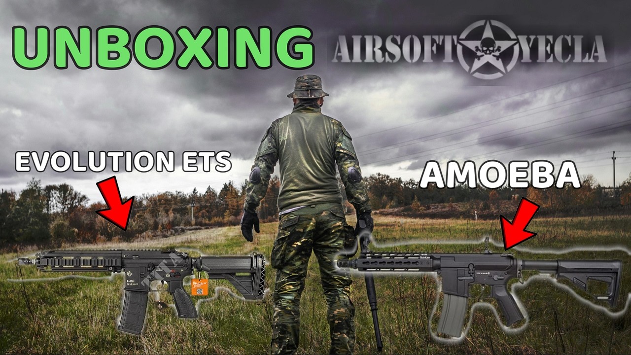Unboxing AMOEBA 008 y Evolution ETS📦airsoft📦Armas #unboxing #airsoft #airsoftunboxing
