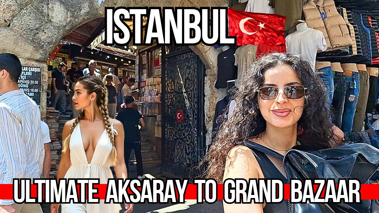 🇹🇷 Ultimate Istanbul Grand Bazaar & Fake Markets 4K Walking Tour 2025 | Aksaray, Laleli, Fatih