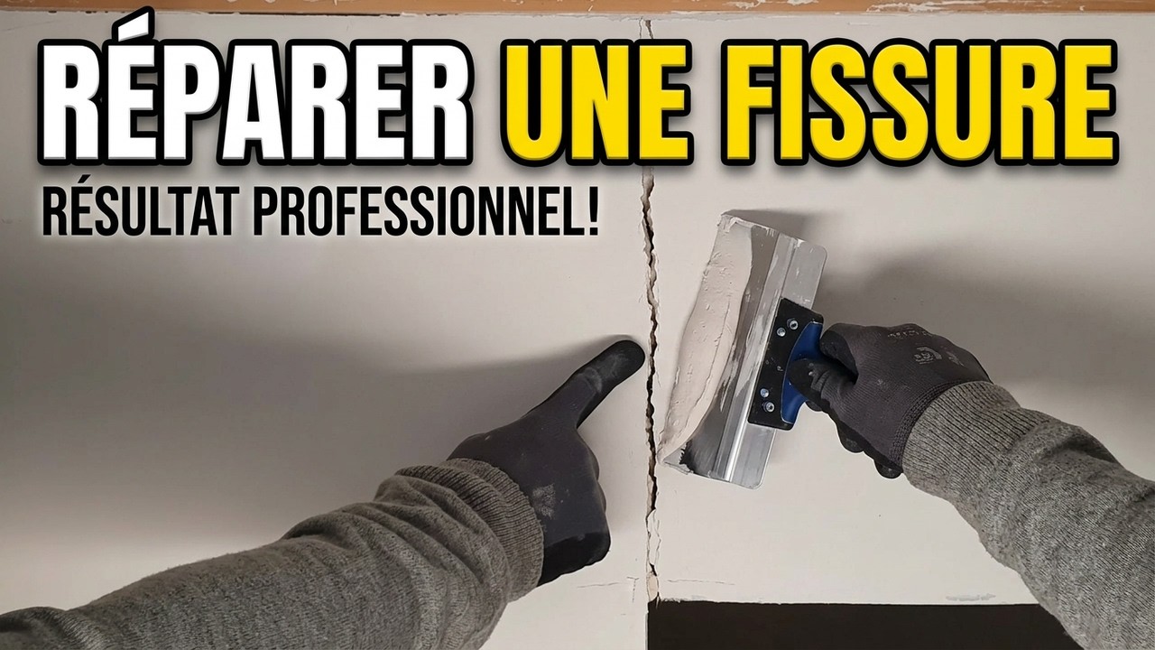 Mon conseils pour reparer une fissure ? | Réparer une fissure  sur plaques de plâtre ?