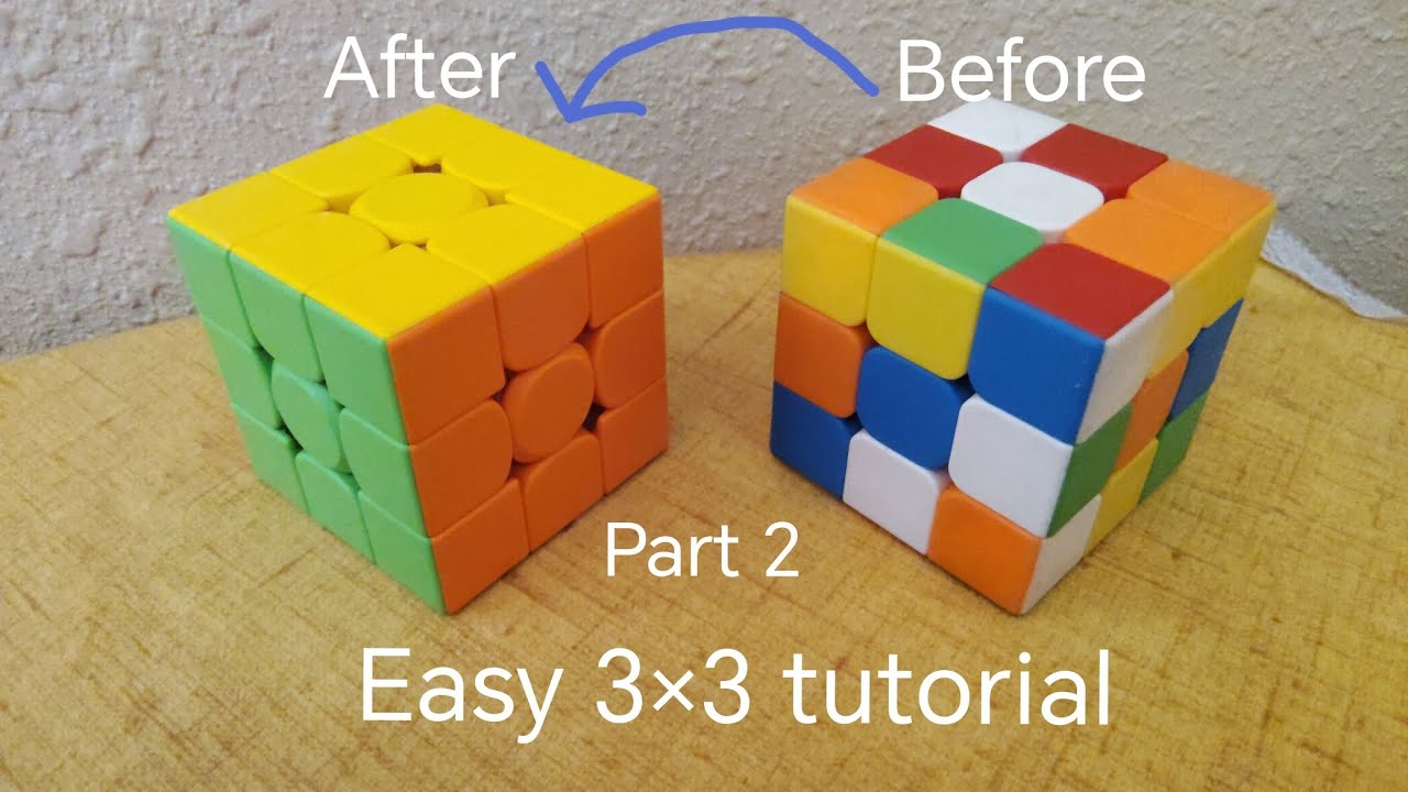 How to solve a 3×3 cube, Easy tutorial part 2