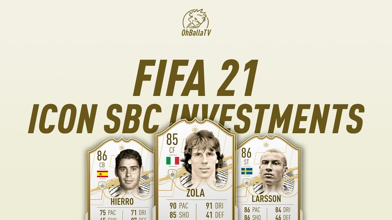 ICON SBC'S ANNOUNCED! ICON, FODDER  & OTW FIFA 21 INVESTING