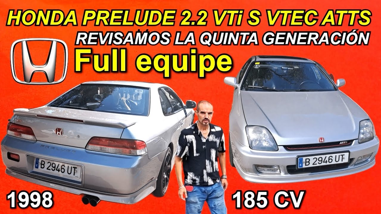 ⛽Honda Prelude 2.2 VTI S VTEC 1998. Un coupe con estilo y elegancia. #hondaprelude