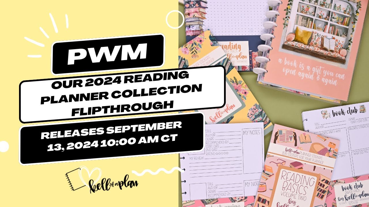 Kellofaplan 2025 Reading Planner Flipthrough- Releases 9/13/24