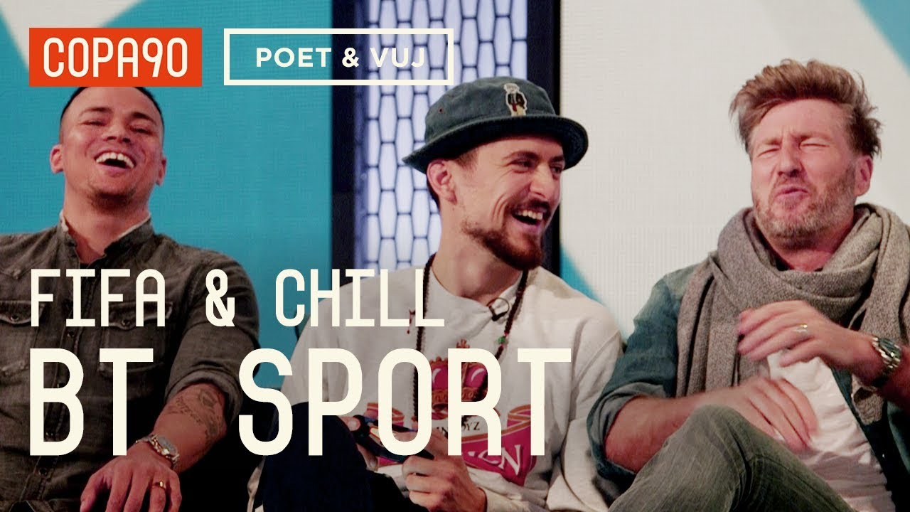 FIFA and Chill with Robbie Savage, Jermaine Jenas and Chris Sutton | Poet and Vuj Present!