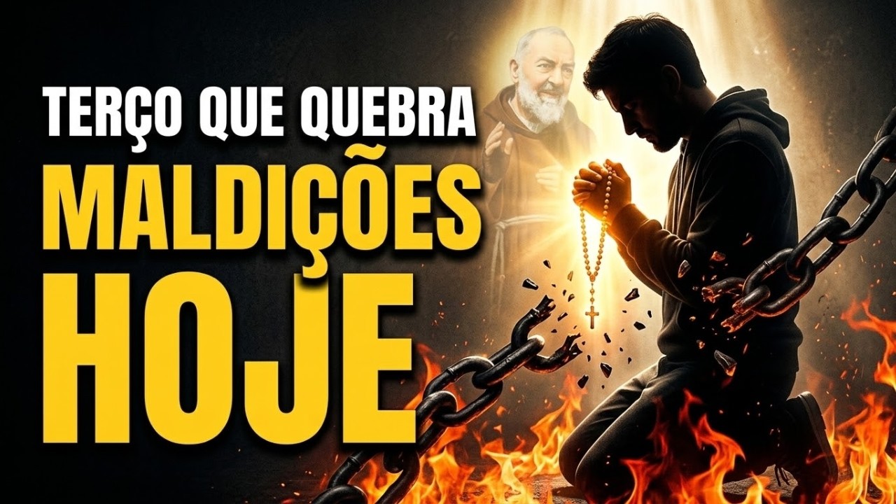 🙏 Padre Pio e a Santa Cruz – O TERÇO PODEROSO para QUEBRAR TODAS as CORRENTES do MAL