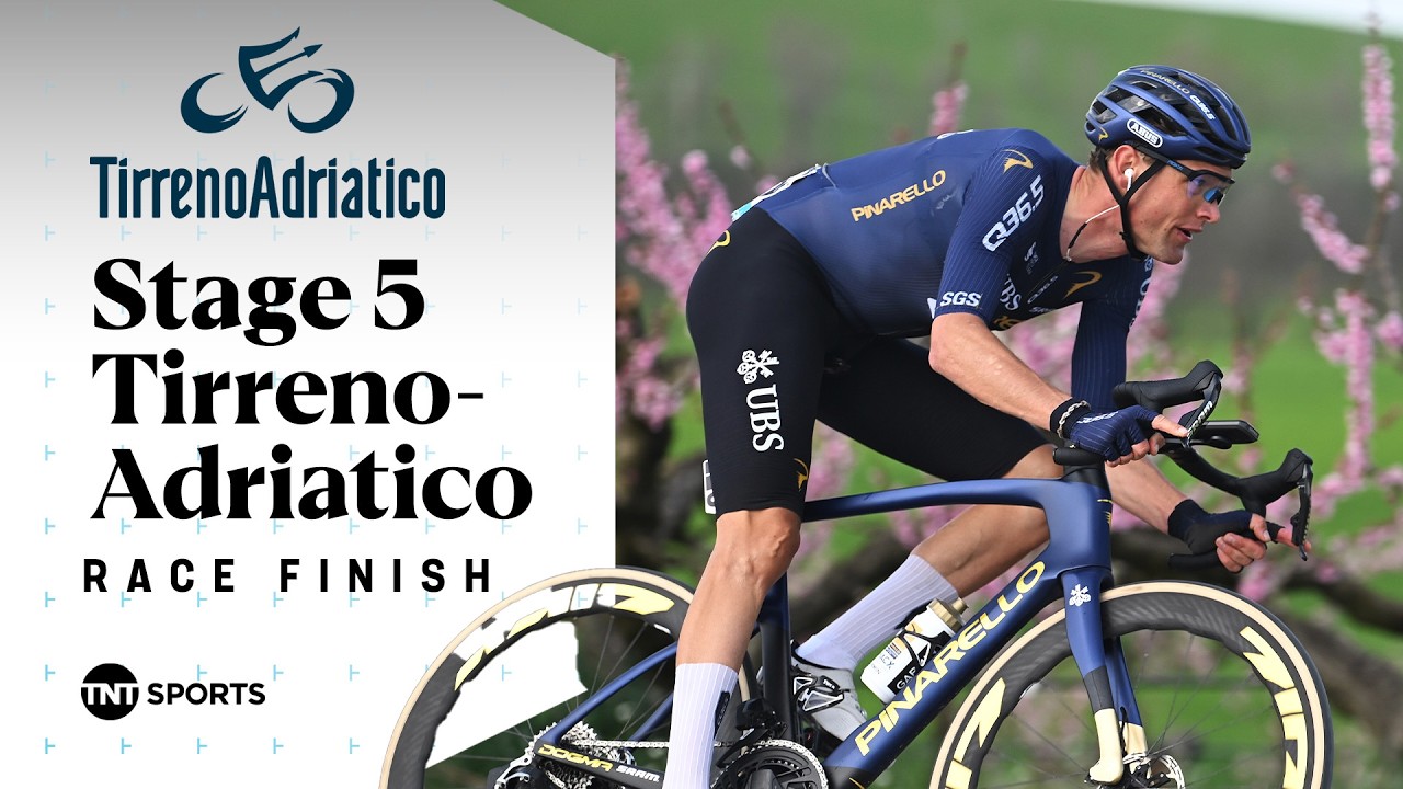 CHASING PACK DEFEATED 💨 | Men's Elite Stage 5 Tirreno-Adriatico 2026 Final KM's | TNT Sports Cycling