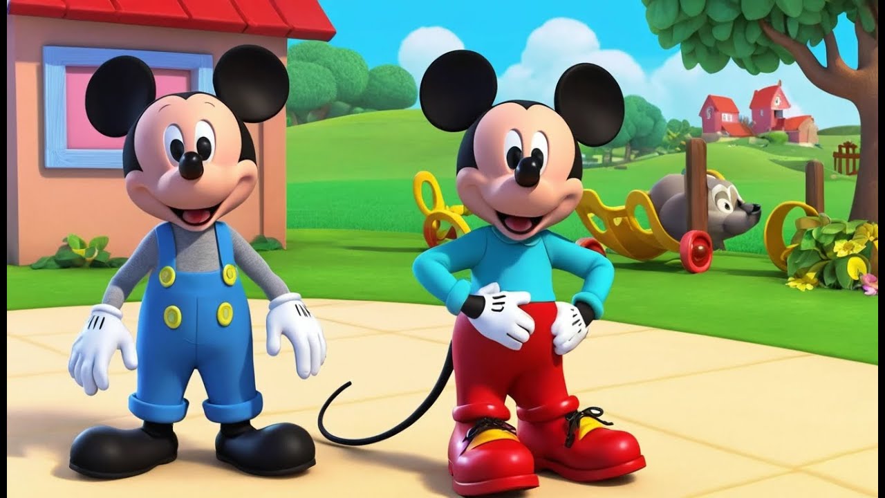 Mickey Mouse Lost His Red Shoes Today 🐭 | Funny and Cute Kids Nursery Rhyme Animation