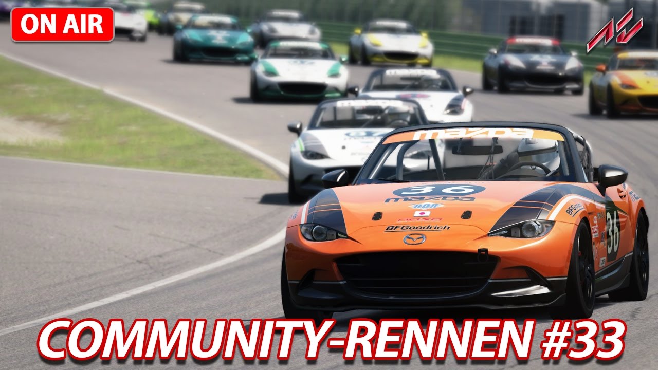 Community-Rennen #33 - Ganze Session | Assetto Corsa | Mazda MX5 Cup @ Vallelunga Classic