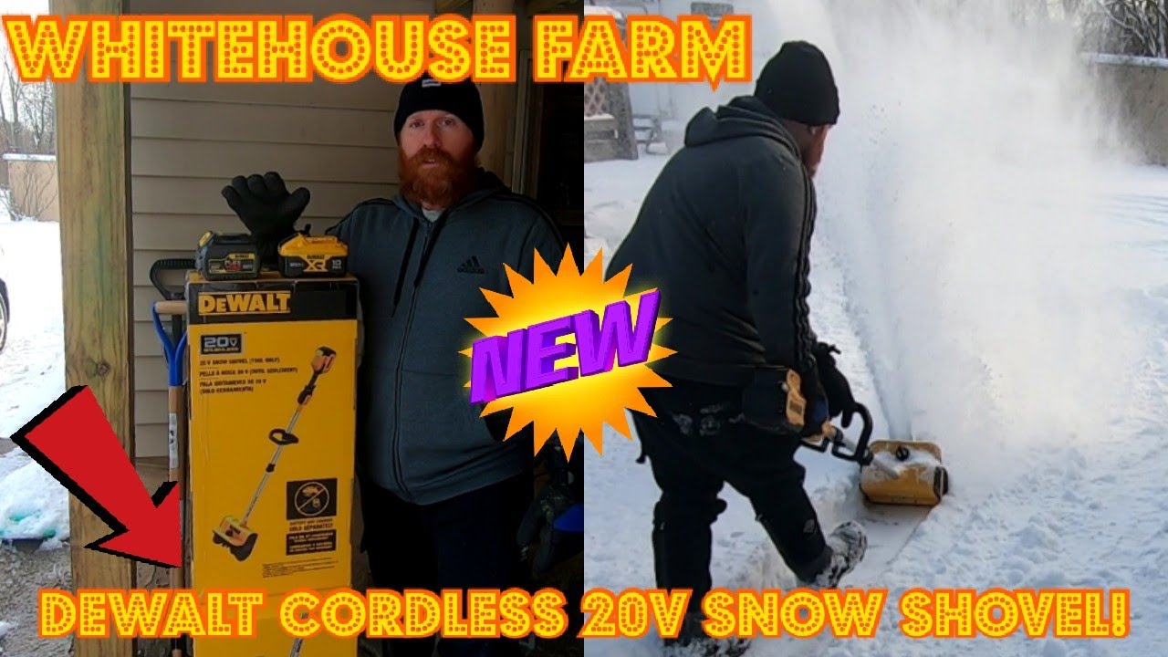 Dewalt 20v Cordless SNOWBLOWER Shovel