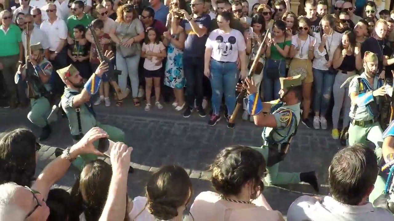 Exhibición de Escuadra de Gastadores en La Palma del Condado.