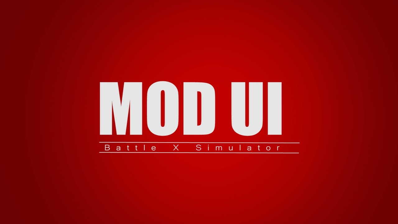 How to download and use the MOD UI Battle X Simulator - Animal Revolt Battle Simulator