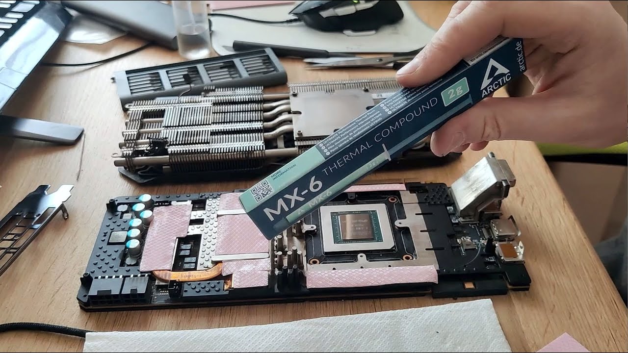 EVGA GTX 1080Ti SC - Maintenance, Replacing Thermal Pads and Thermal Paste on a Video Card