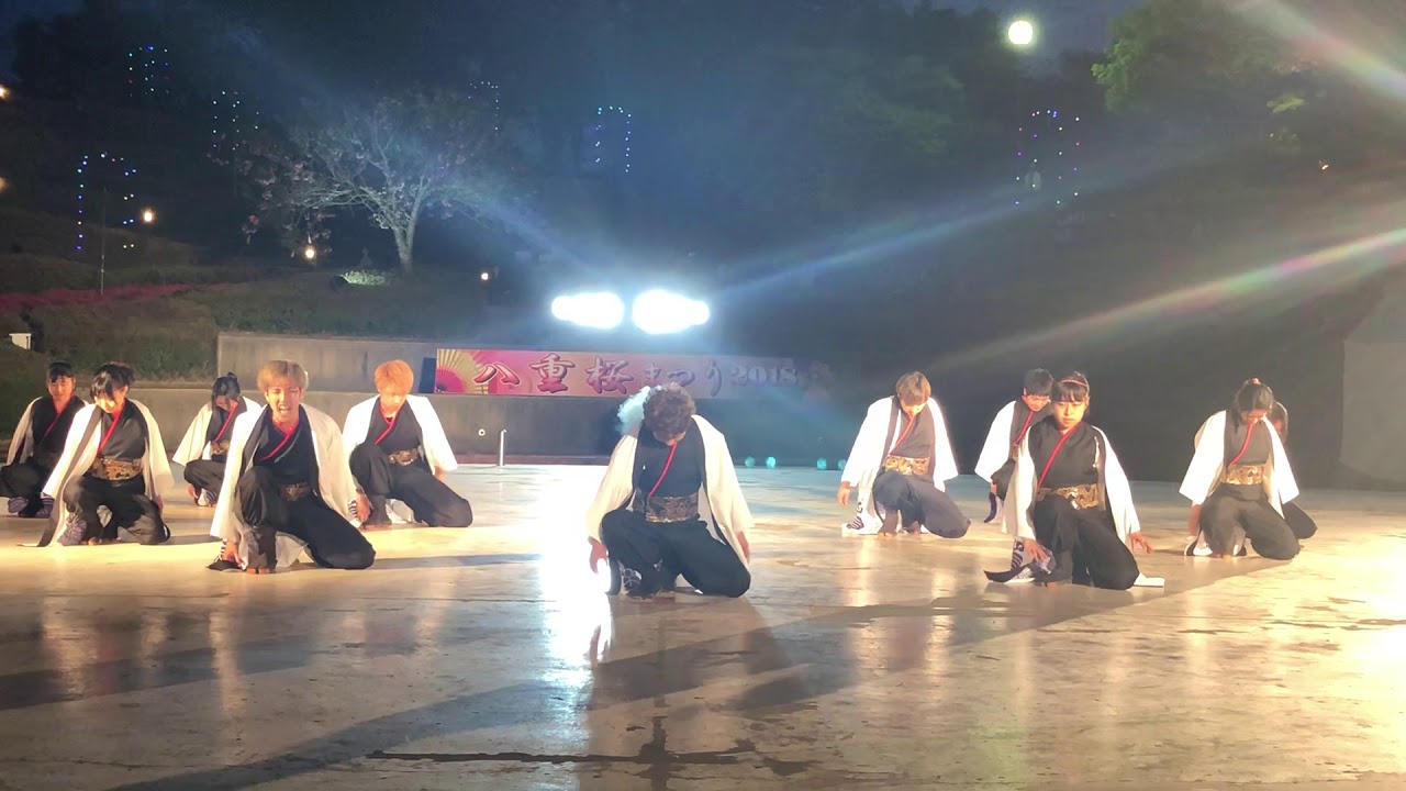 2018八重桜演舞 ２回目 夢煙火