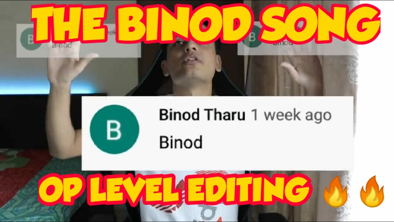 THE BINOD SONG || VIRAL BINOD ||BINOD ARMY & meme || Minimic Babaji