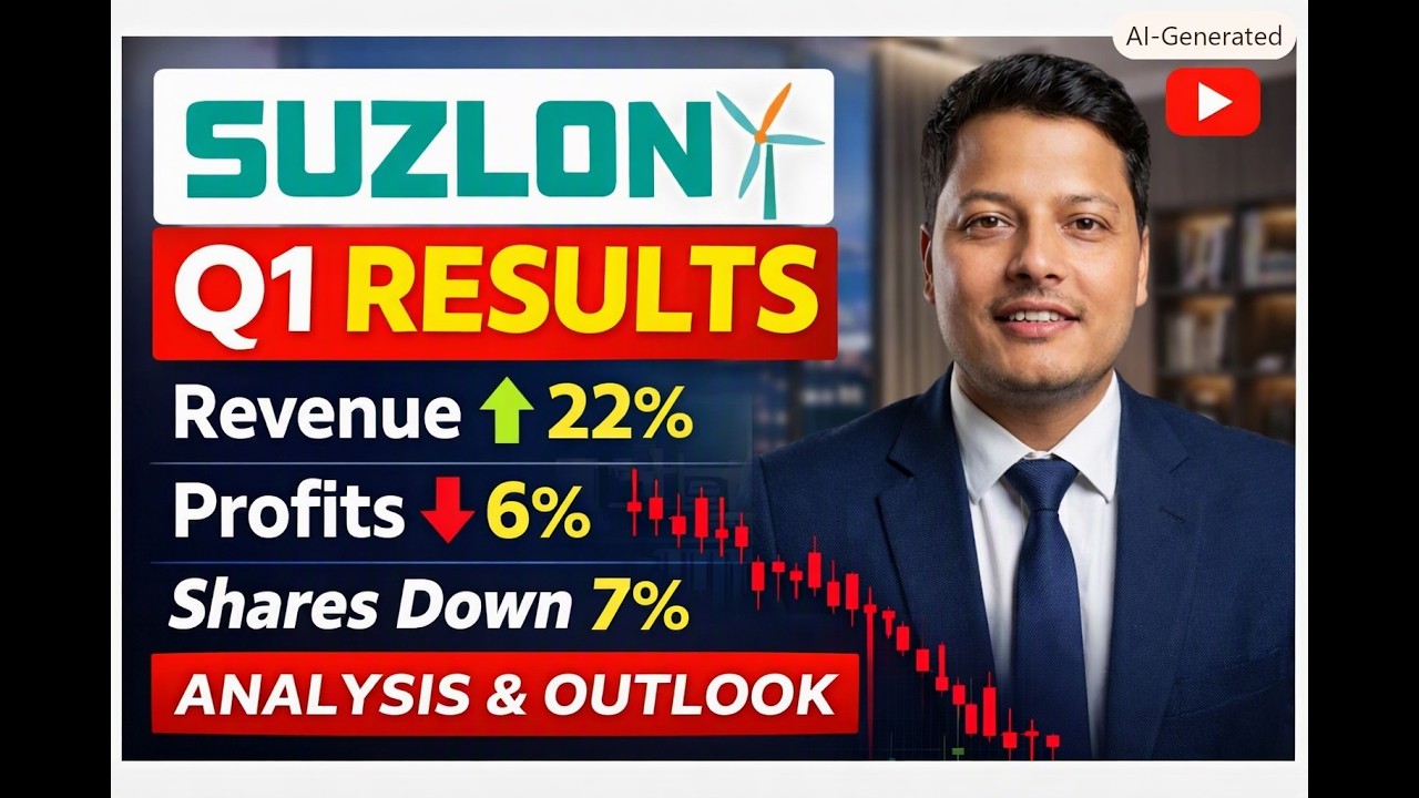 🎯 &ldquo;Suzlon Q1 Results 2026 | Revenue Up 22%, Profit Down 6% | Full Analysis & Outlook&rdquo;