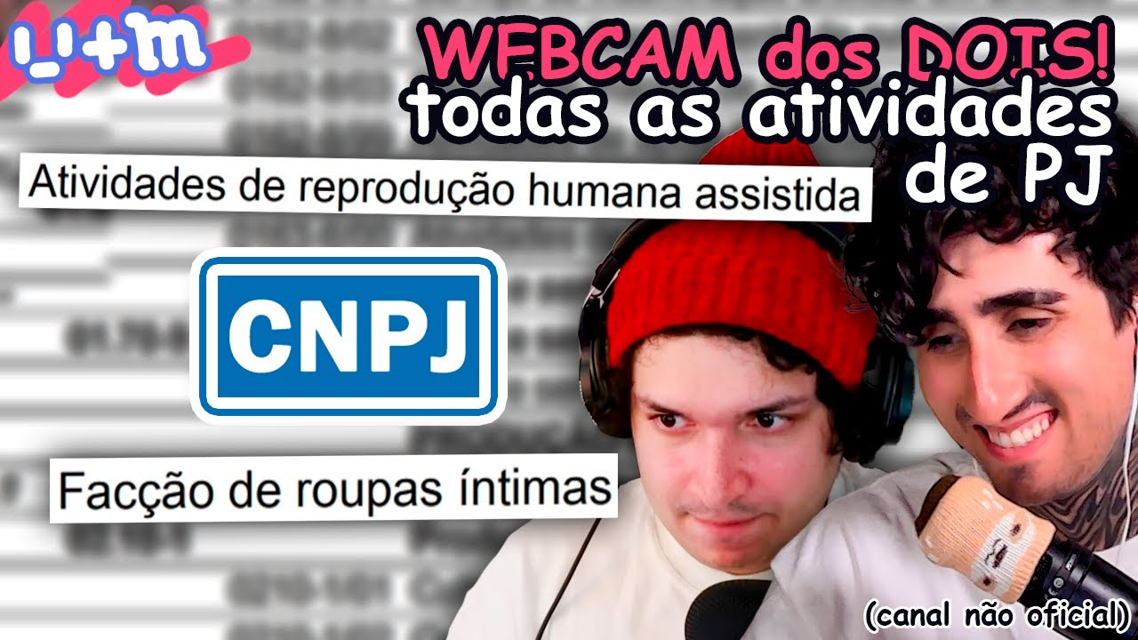 FELPS e MEIAUM lendo TODAS as ATIVIDADES de PJ (WEBCAM dos DOIS)